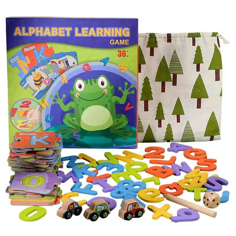 

Wood Number Puzzle Number Learning Waterproof Puzzles Educational ABC Puzzle Board For Early Education Colorful Puzzle For Home