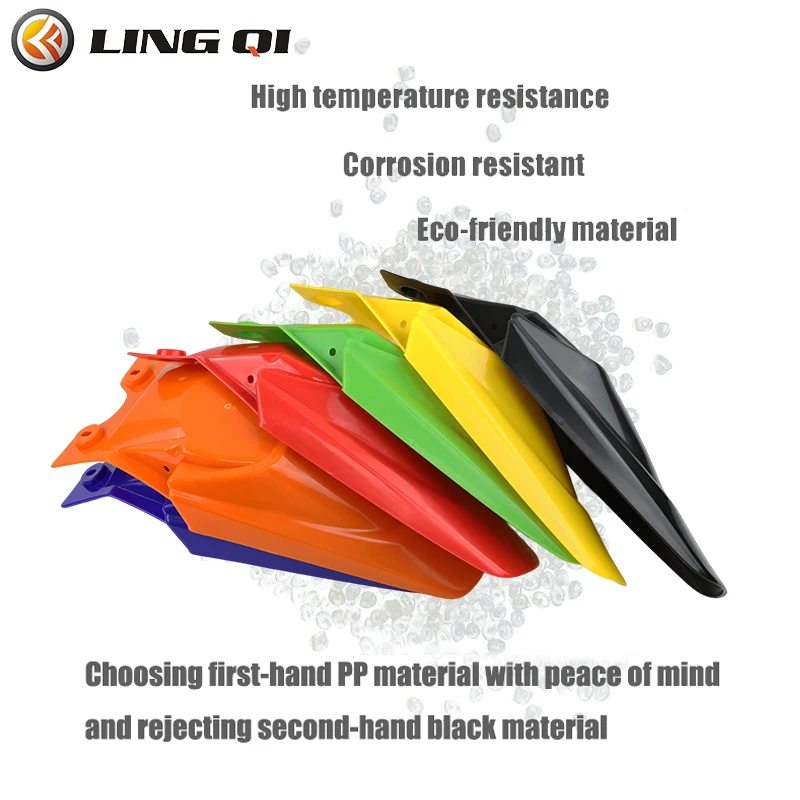 Motorcycle Rear Mudguard Fairing Body Plastic Cover Kit For KLX110 Motocross Dirt Bike Pit Bike KX65