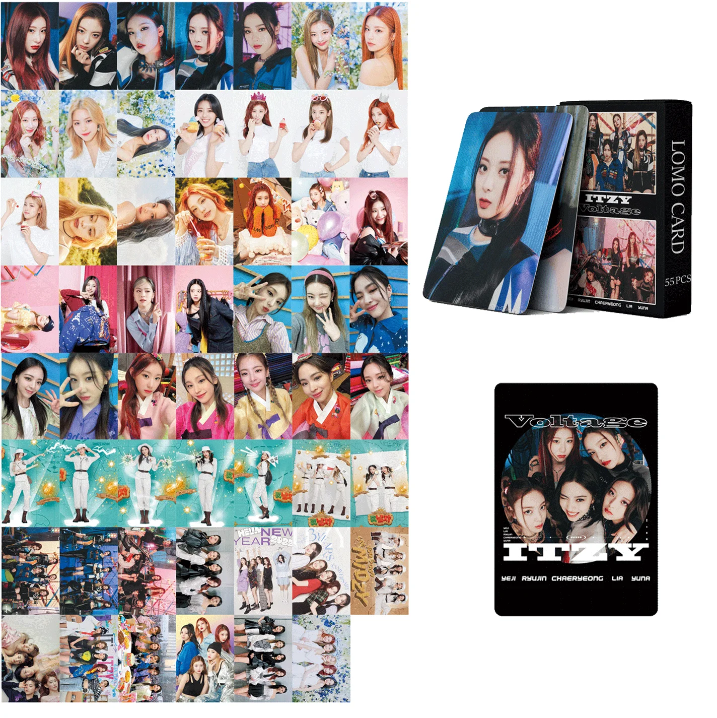 Kpop IVE Photo Cartes 55Pcs IVE Lomo Cards IVE After Like Album