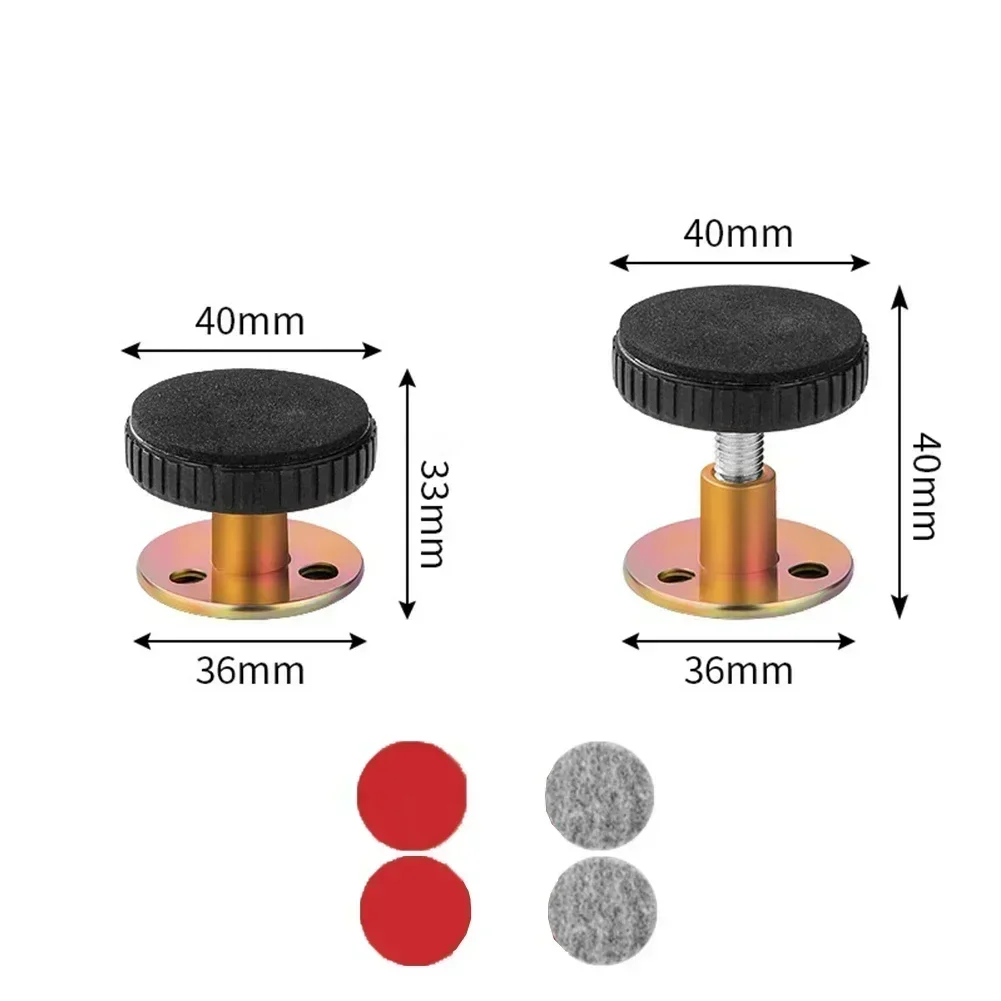 2PCS Bed Frame Anti-Shake Tool Headboard Stoppers Adjustable Support Hardware Fasteners Self-adhesive Headboard Stabilizer
