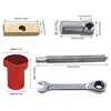 Woodworking Bench Dog Clamps With Bench Dog Stop Sets, Clip Clamp Fixture Vise Benches Joinery Carpenter Tools 6
