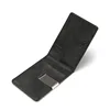 New Fashion Men's Leather Money Clips Wallet Multifunctional Thin Man Card Purses Women Metal Clamp For Money Cash Holder 5