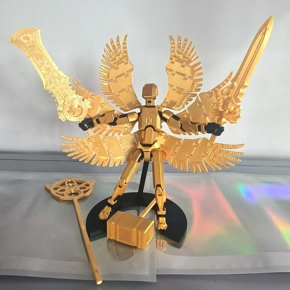 Desktop Decoration 3D Printed T13 Action Figure ABS Shapeshift Robot 3D Printed Mannequin Toy Multi-Jointed Movable Model