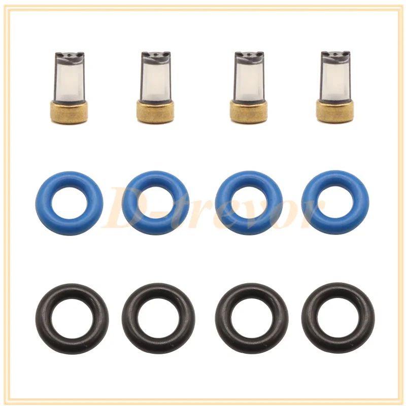 Fuel Injector Seal O-Ring Kit Seals Filters for Mitsubishi Junjie 1.8 4G93 25377440