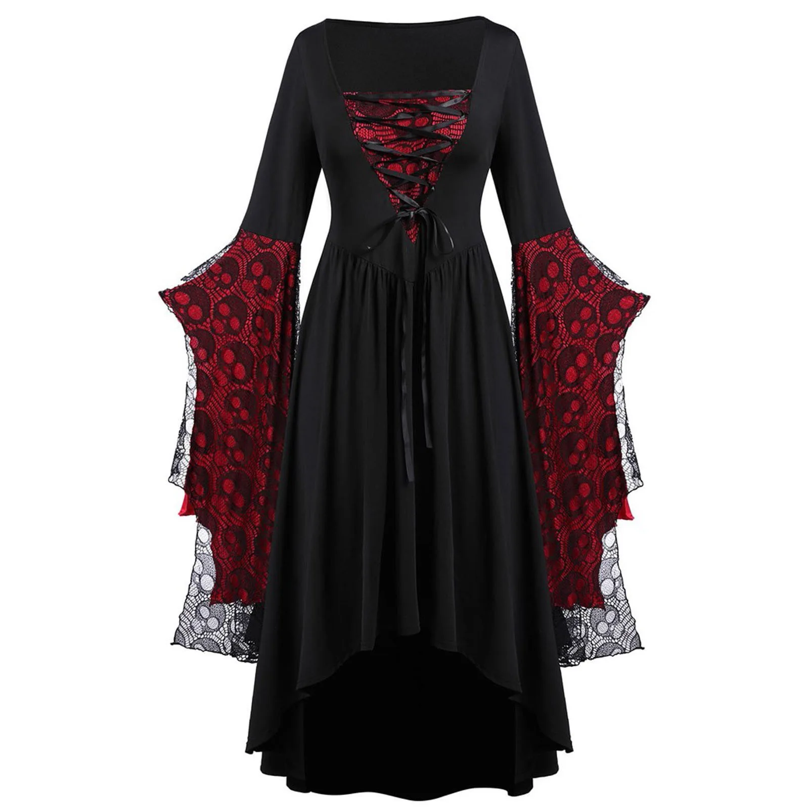 Women’s Skull Lace Strap Dress