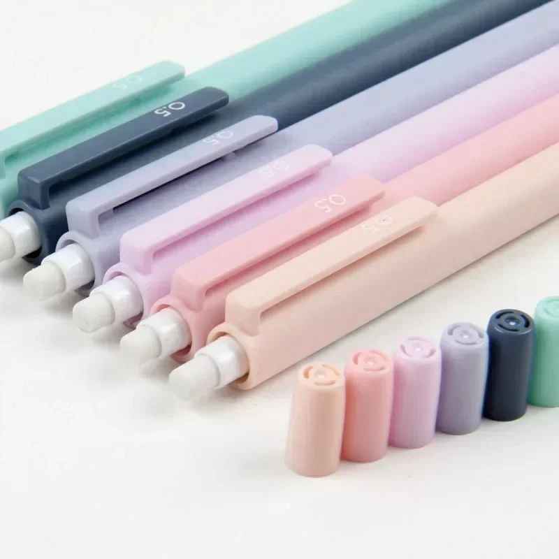 모란디 이동식 자동 펜슬, 높은 값 0.5mm, 0.7mm, 삼각형 막대, 학생 심플 컬러 펜, 20 개