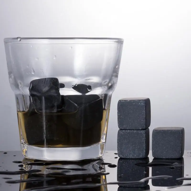 100 Natural Whiskey Stones Sipping Ice Cube Whisky Stone Whisky Rock Cooler Wedding Gift Favor Christmas Bar