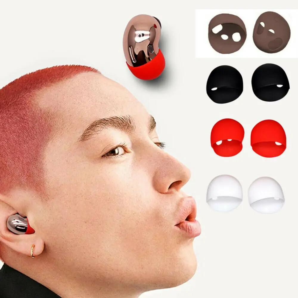 Silicone Ear Tips for Samsung Galaxy Buds live Eartips True Wireless Earbuds Tips Earplugs Earphone Silicone Case Ear Cap bluetooth over ear headphones