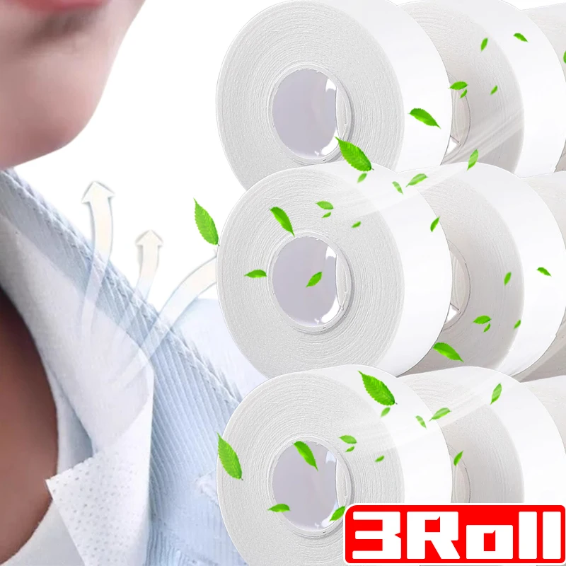 Disposable Self-Adhesive Collar Sticker Sweat Absorbing Tape Shirt Anti Dirty Collar Stickers Hat Anti Sweat Penetration Patch