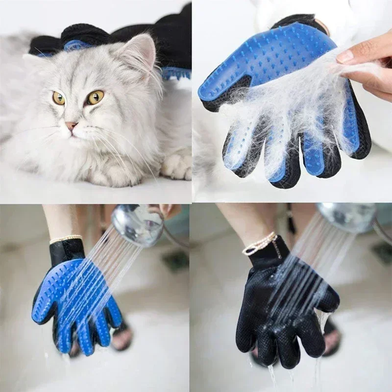Pet Grooming Gloves 1pc for Cat and Dog