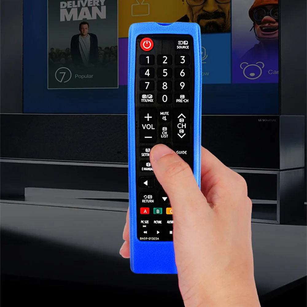TV 리모컨 실리콘 보호 케이스, 컨트롤러 커버, AKB75095307, AKB75375604, AKB75675304, AKB74915305, 1 개, 2 개