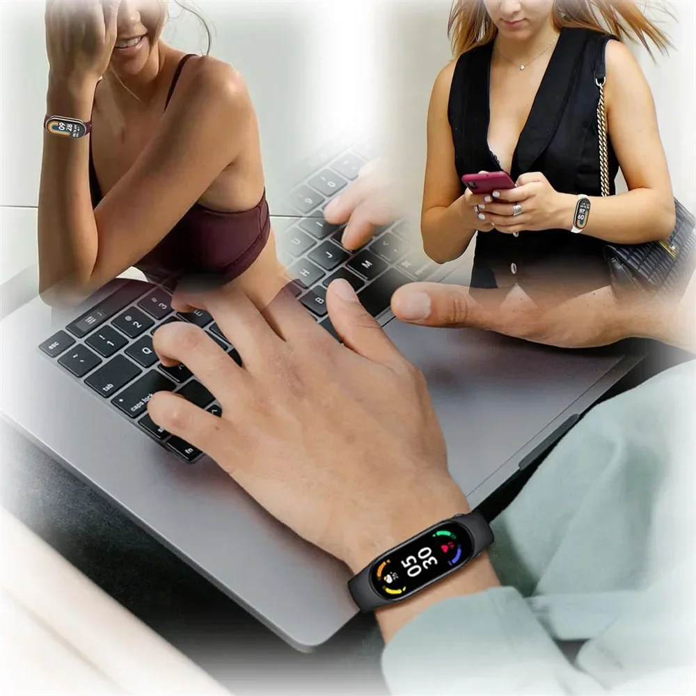 2 stücke Silikon Strap Für Xiaomi Mi Band 10 9 8 Sport Smart Uhr Handgelenk Armband Original Band 9 Band10 nfc Armband Zubehör – Detail 26
