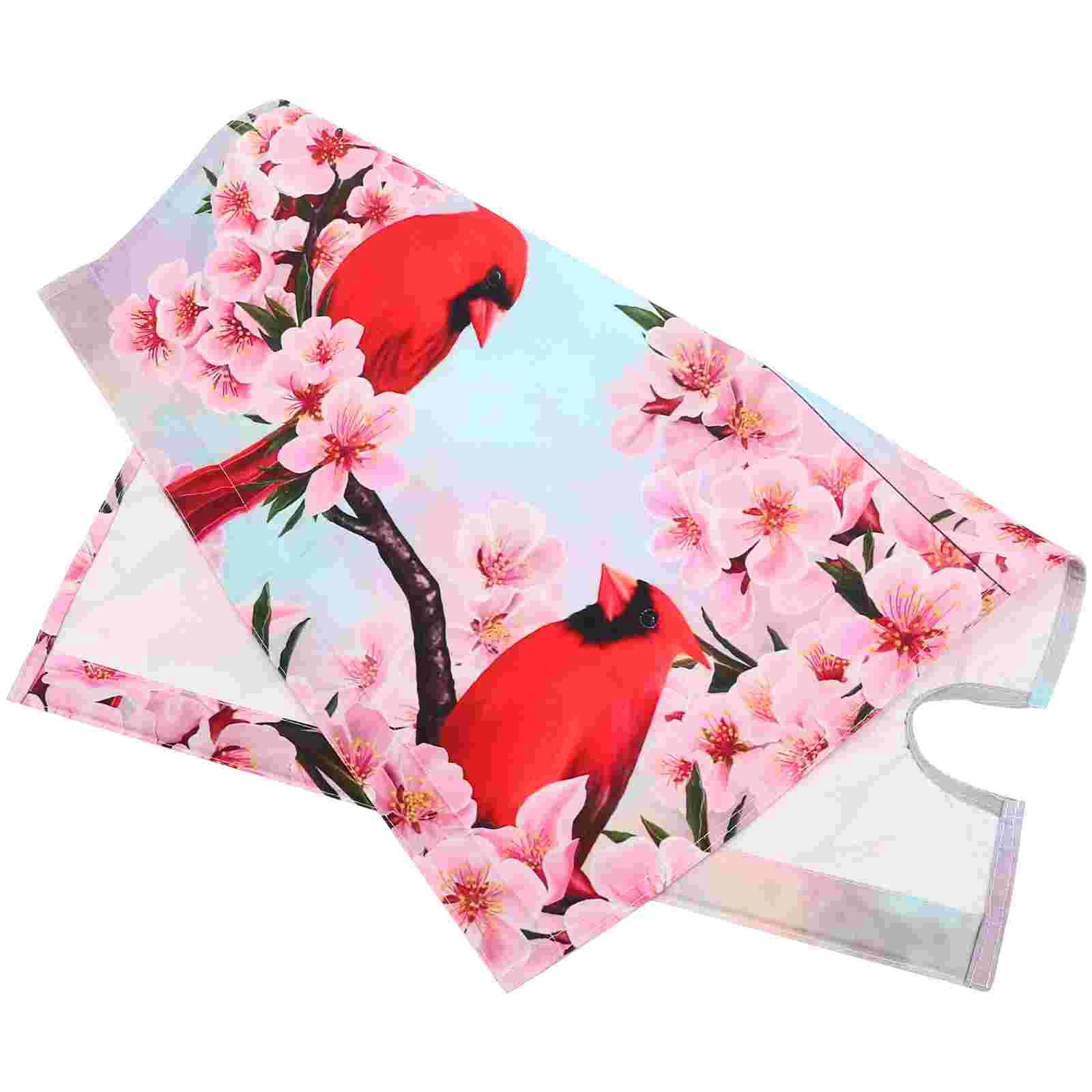 

Mailbox Protective Cover Birthday Decoration for Girl Parrot Polyester Floral Covers Flower Bathroom Decorations