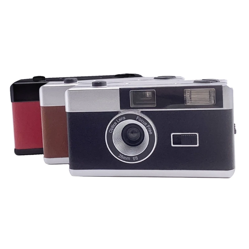 L43D 아날로그 사진의 매력을 담은 세련된 플래시 탑재 35mm 필름 카메라