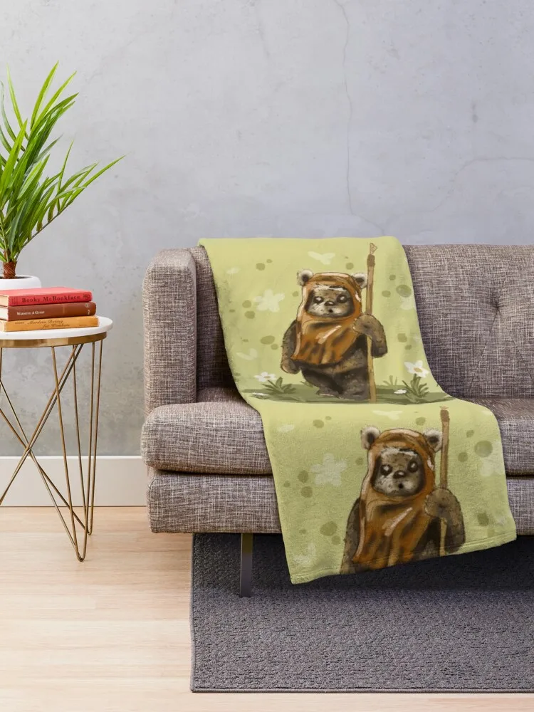 adorable EwokThrow Blanket KidS Blanket Picnic Blanket Single Blanket
