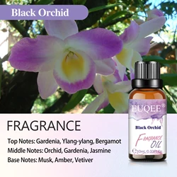 White Musk & Vanilla Fragrance Oil Blend for Diffusers and Candle Making - 10ml, 30ml, 100ml (Black Orchid)