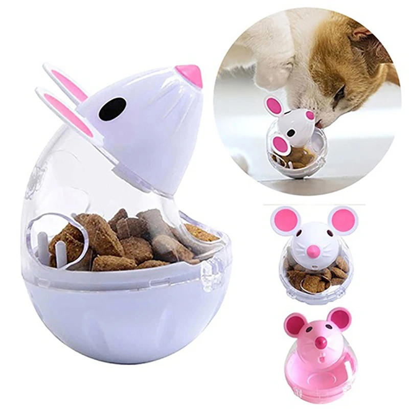 Cat Food Tumbler Toys Cat Food Dispenser Treat Toys Cat Toy