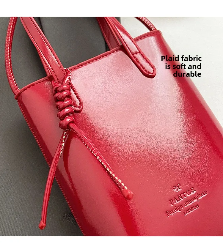 Mini Crossbody Bag - PU Leather Luxury Shoulder Handbag for Women 2024