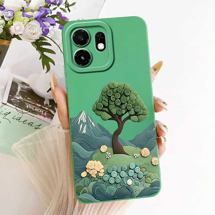 Luxury Painted Soft Silicone Phone Case with Camera Protection - Pretty Girls Design
