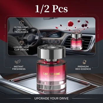 1/2 Pezzi Profumo per Auto da Uomo di Alta Gamma, Deodorante per Auto, Diffusore di Aromi per Auto