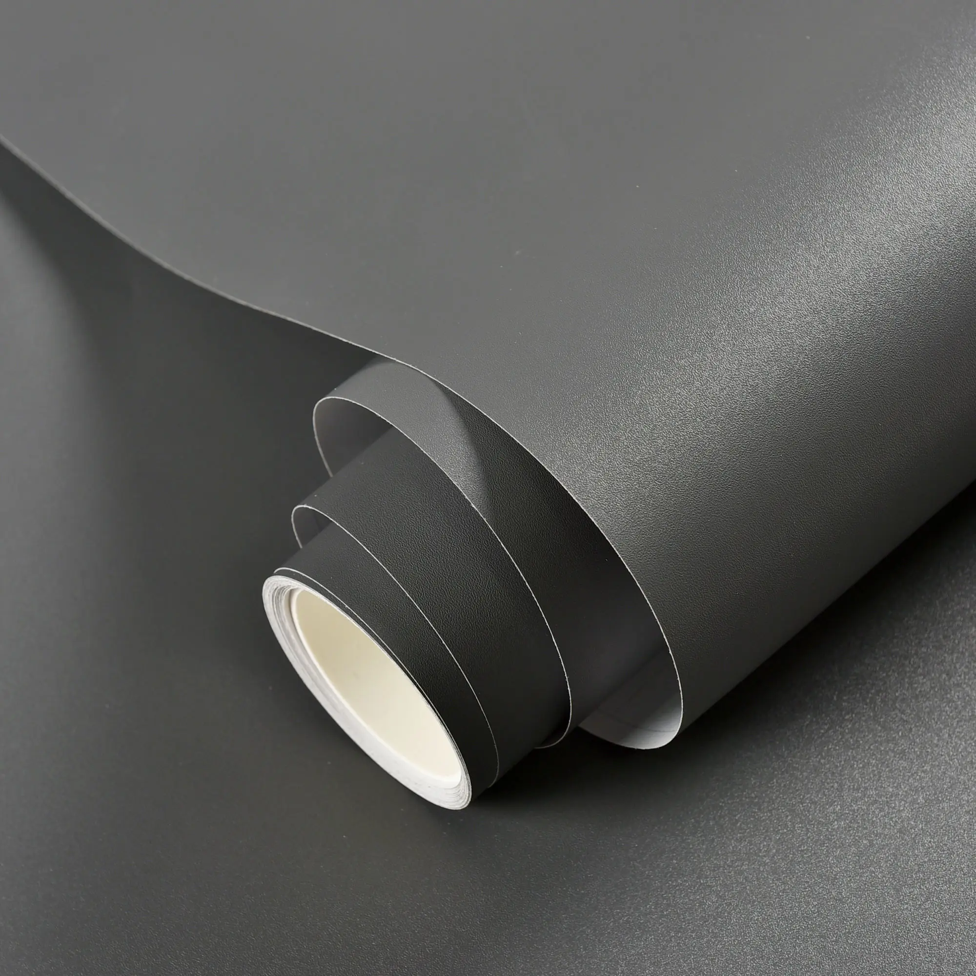 Sleek White Wood Grain Self-Adhesive Waterproof Vinyl Wallpaper