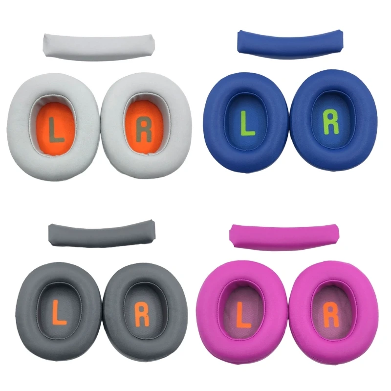 

Ear Pads Headband for JR460NC Wireless Over-Ear Headset Ear Cushions Cover