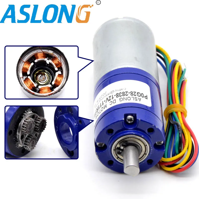 Redutor sem Escova Planetário da Caixa de Engrenagens do Planetart do Motor Dia28 mm da Engrenagem da C.c. 12v Motor 12v dc Engrenado Motor de Redução Pg282838