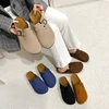 Classic Fashion Women's Suede Mules Slippers Men Clogs Cork Insole Sandals with Arch Support Outdoor Beach Slides Home Shoes 3