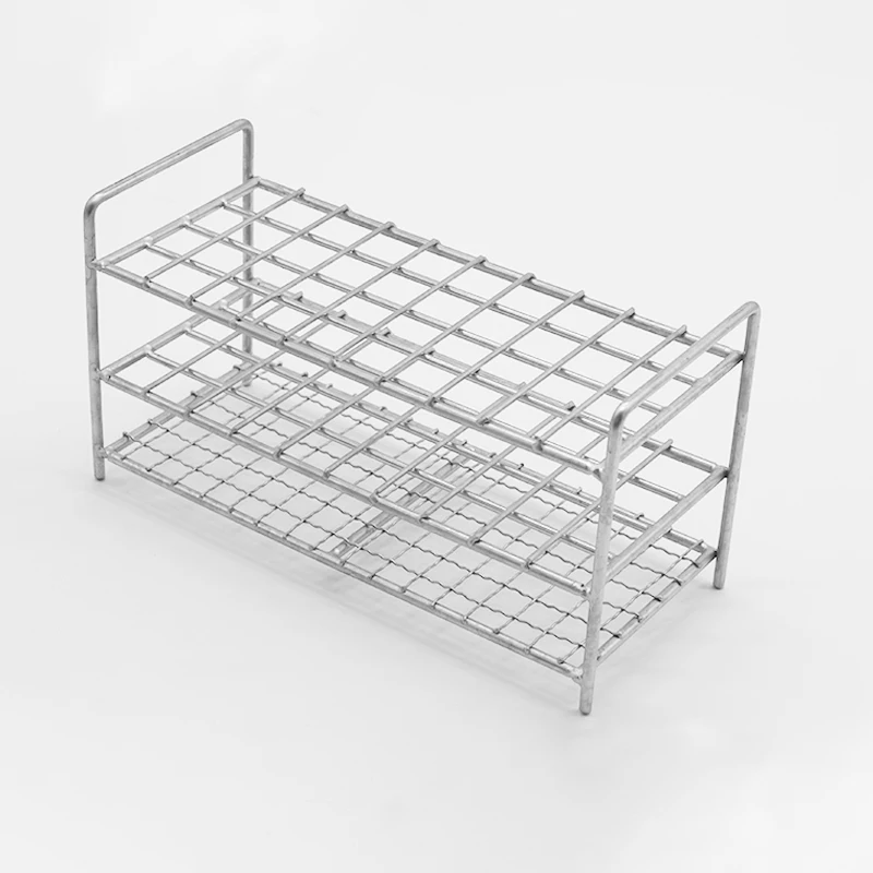 

1PCS Lab Stainless Steel Wire 40 holes or 50holes Centritube Tube Holder Test Tube Rack for DIA 13/16/17/19/21/26/30/32mm Tubes