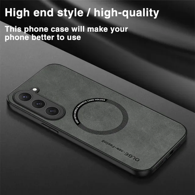 Samsung MagSafe Leather Case with Wireless Charge 4