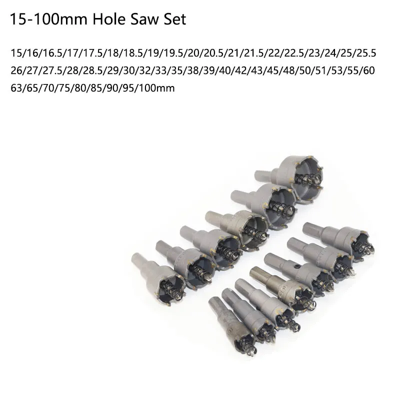 

15-100mm Hole Saw Set