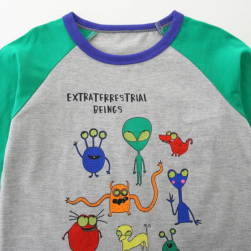 Kids Clothes Children's Clothing 2025 Autumn Luminous Cartoon Long Sleeves T-shirts Cotton Tops Baby Boys