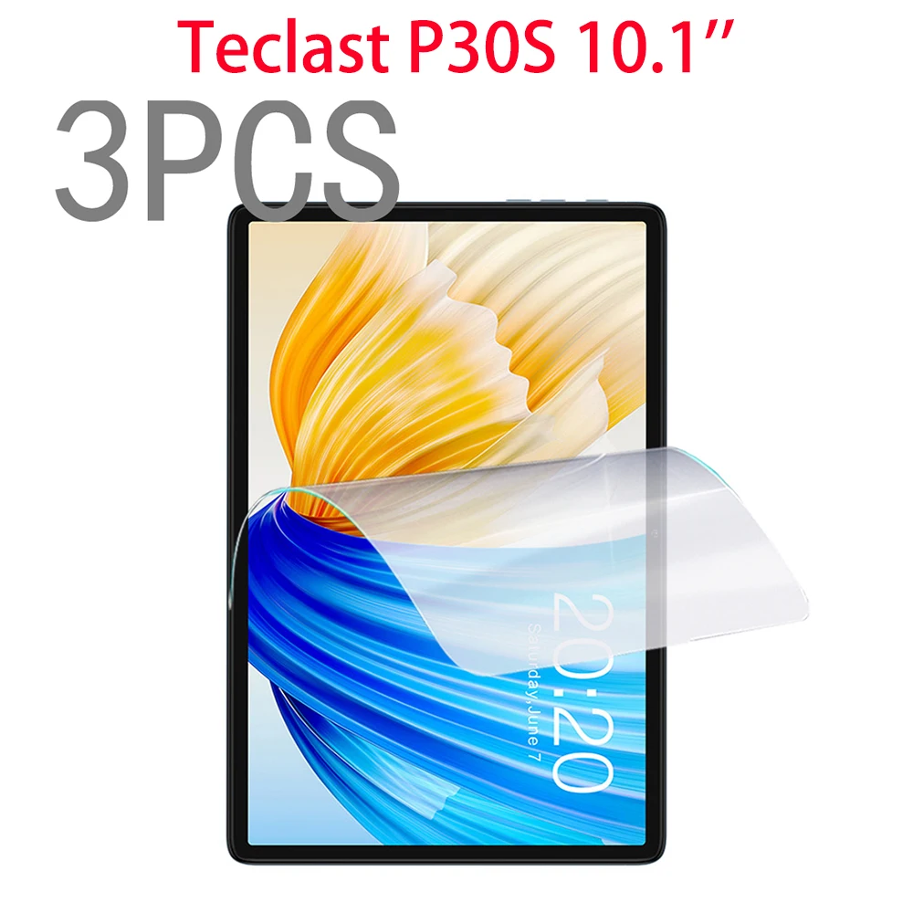 3PCS soft PET Screen Protector for Teclast P30S 10.1 inches tablet