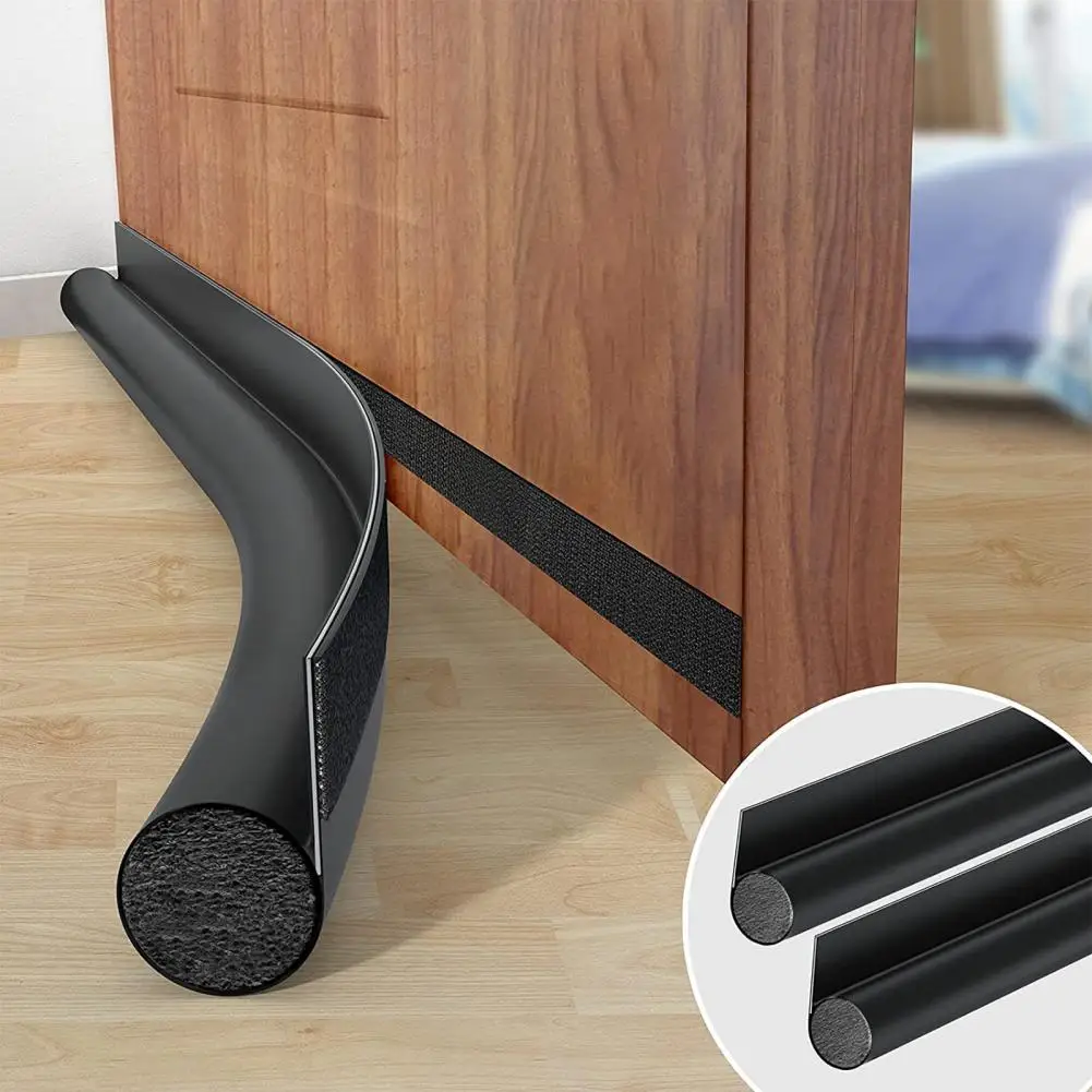 

Door Bottom Sealing Strip Under Door Stop Strip Seam Seal Door Gap Stopper Dorm Bedroom Sound Proof Noise Reduction Door Stopper