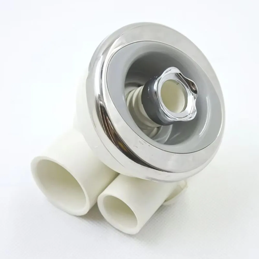 3" stainless surface spa tub bathtub nozzle, connection hose 1"x 1/2" hydromassage jet, massage tub nozzle