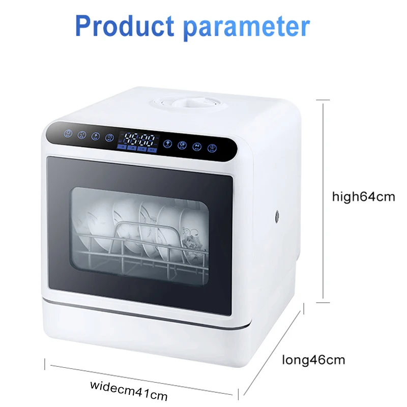 Household Desktop Mini Drawer Dishwasher Portable Kitchen Intelligent Dish Washer Factory Dishwasher Machine OEM 6
