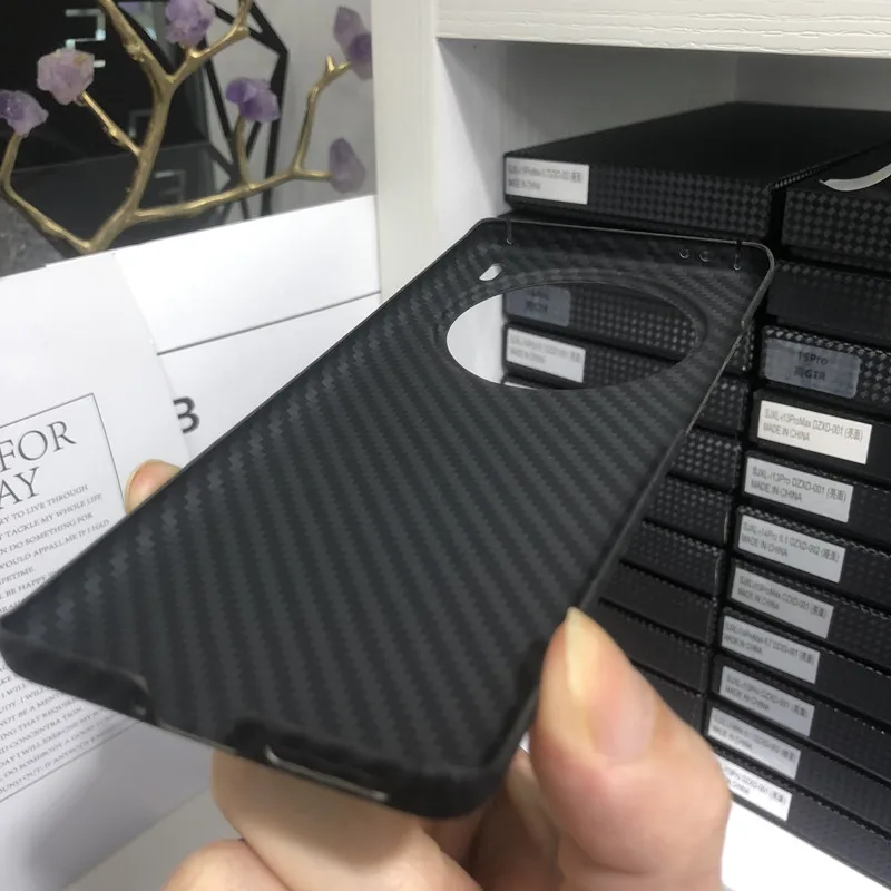 Carbon Fiber Case for VIVO- X100 Case Shcokproof Aramid Fiber Phone Cover Ultra-thin Phone Cover for VIVO- X100 Accessories