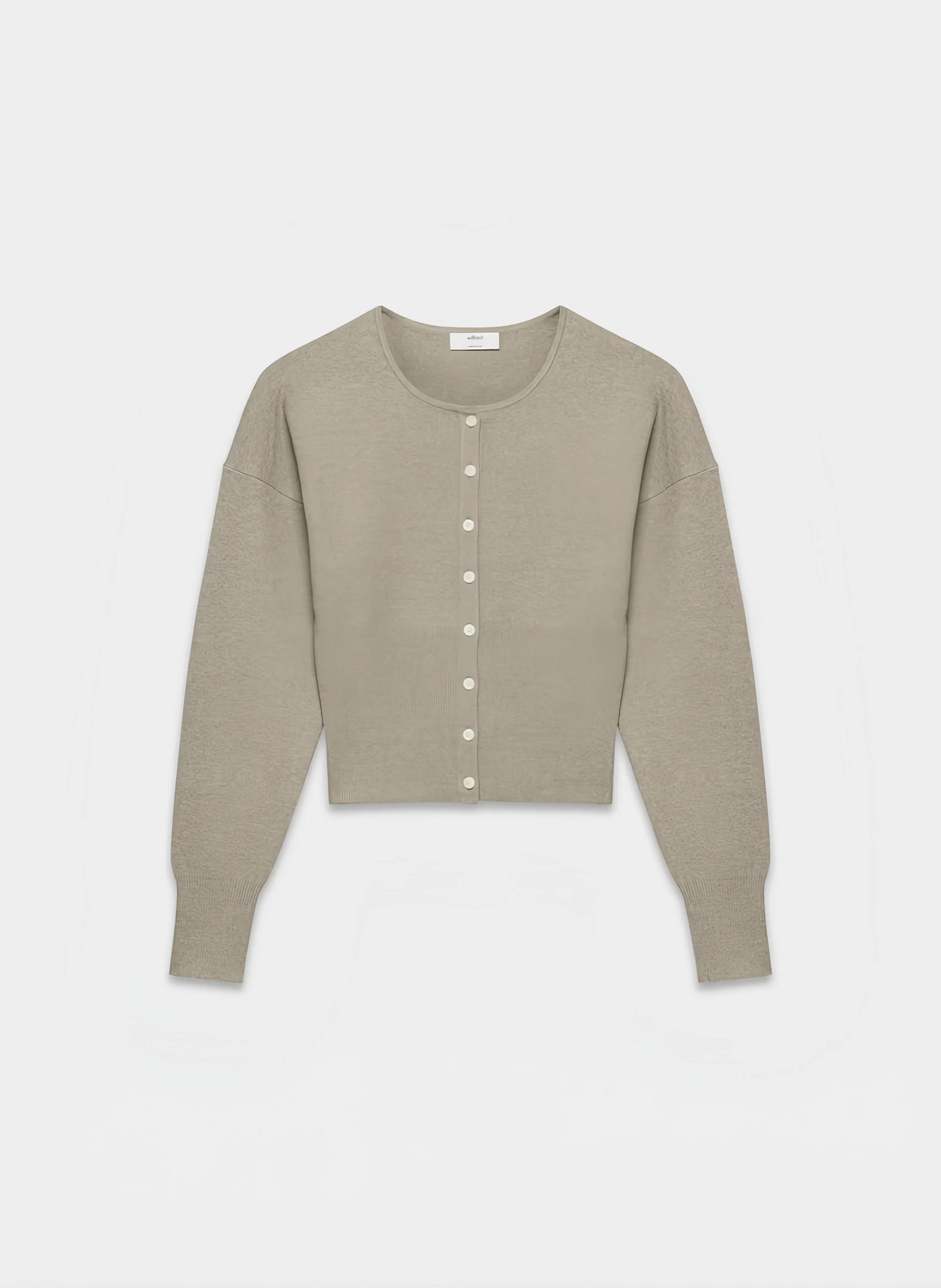 아리치아 윌프레드 여성 니트 버튼업 슬림핏 조끼 라운드넥 오픈 가디건 가을 겨울 패션 여성 스웨터