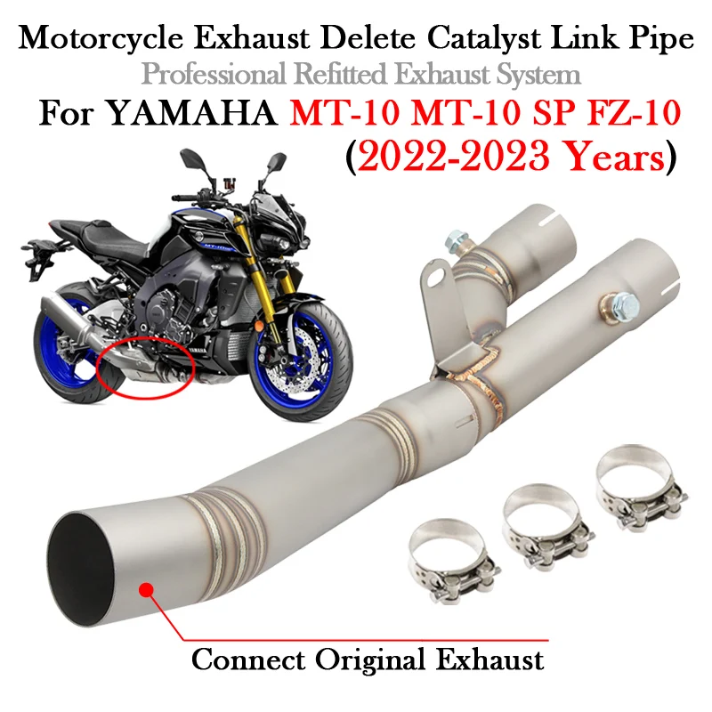 

Глушитель выхлопной трубы для мотоцикла YAMAHA MT-10 MT10 SP FZ-10 FZ10 2022 2023