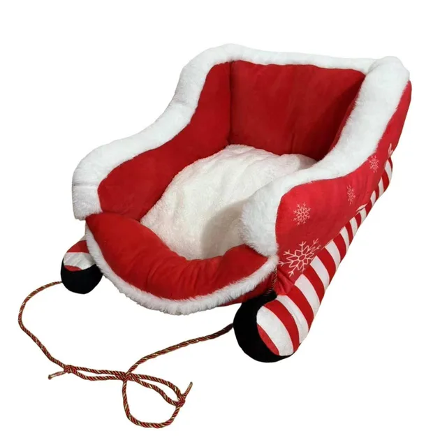 Small Dog Home Bed Convertible Sofa Houses Winter Puppy Accessories Christmas Dogs Accessoires Beds Pup Coop Large Big Pet Bed's 6