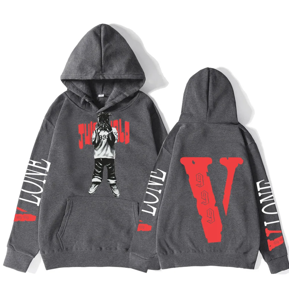 Men's Sweater African Boys Red Big V Printing Loose Street Fashion Sweater Couple Fashion Brand Jacket Hip Hop Hoodies Men