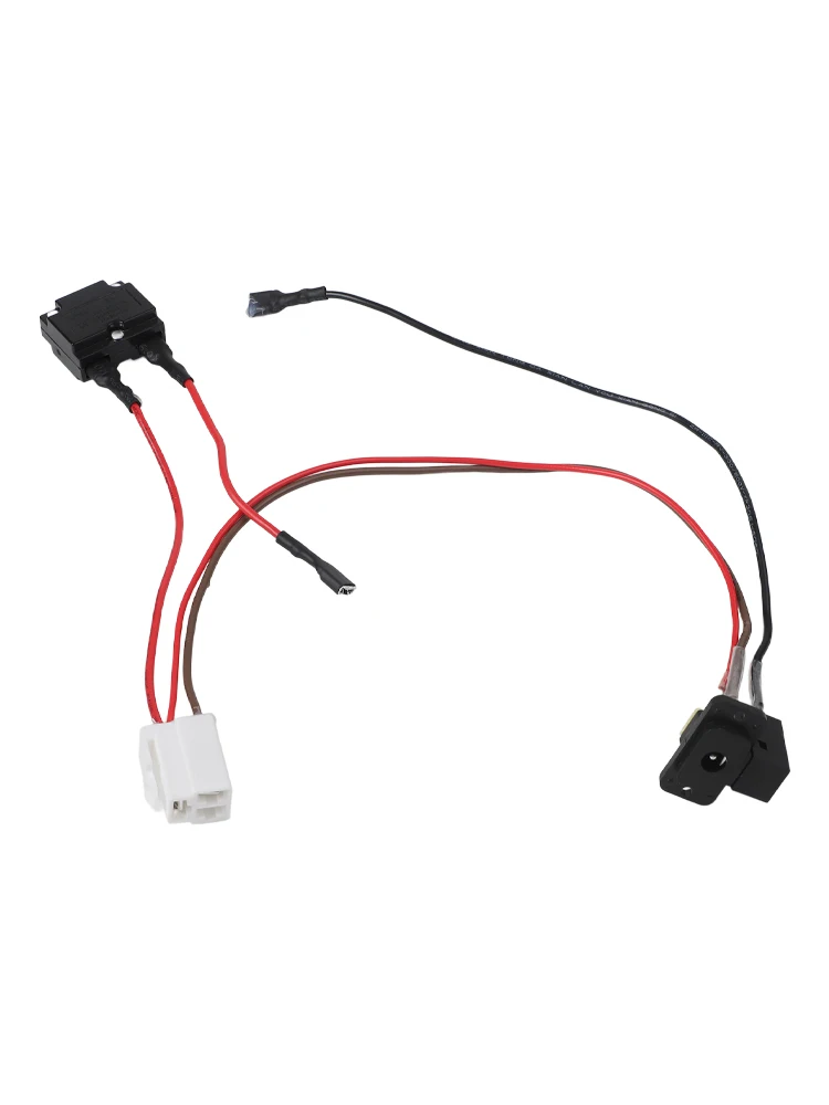 1PCS 3pin Children's Electric Car Charging Interface Charger Socket Suitable For 6/12/24V 3-hole Charging Port Cable Power Tool