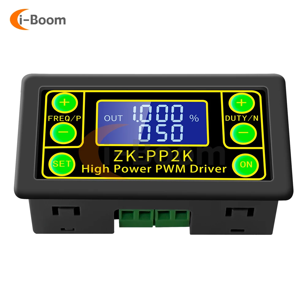 ZK-PP2K cycle delay drive module PWM motor governor frequency duty cycle adjustable module pulse frequency cycle 1Hz-150KHz 5
