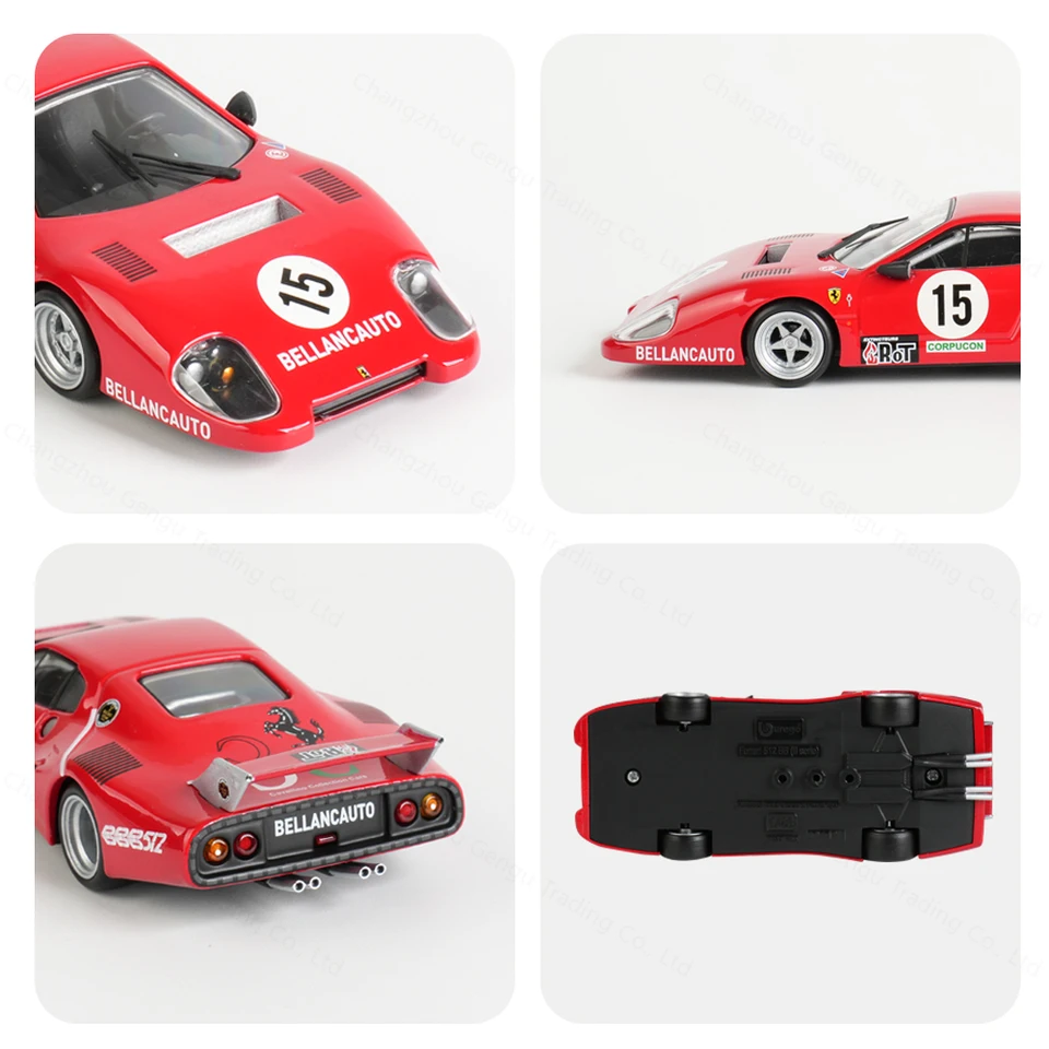 Bburago 1:43 Ferrari 512 BB II Serie 1981 Static Die Cast Vehicles