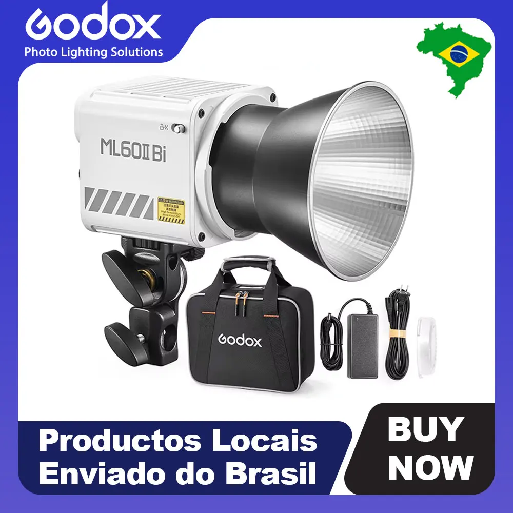 Luce Video LED Portatile 60W Suoumwa – Bi-colore 2800K-6500K, COB, Regolabile, Con Batteria Integrata, Spina EU - 3