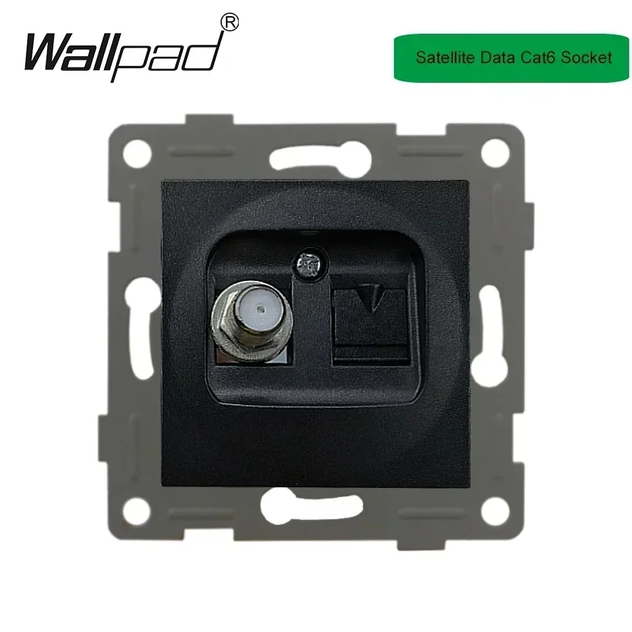 Neutral Wood Wall Panels with Retro Electric Switch and USB Fast Outlet