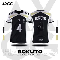 Haikyuu Fukurodani Bokuto Anime t-Shirts 2024 New Summer Children's Casual Jersey Round Neck Sports  Quick Dry Breathable Top 1