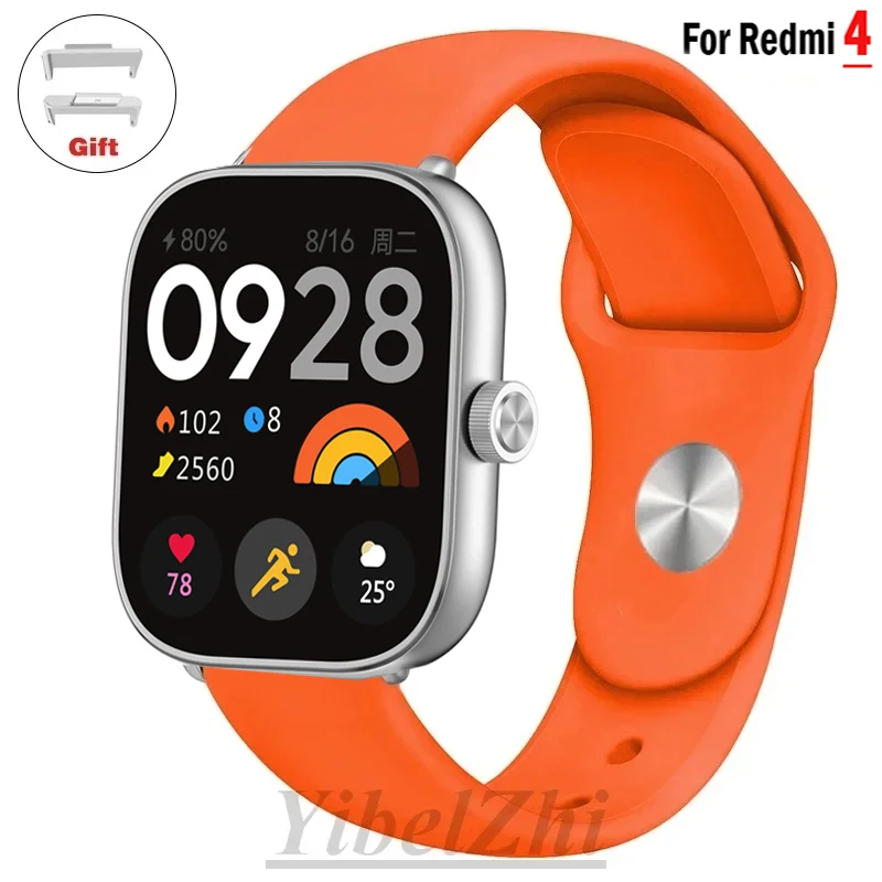 Soft Silicone Sport Bracelet Strap for Smartwatch Wristband Accessories