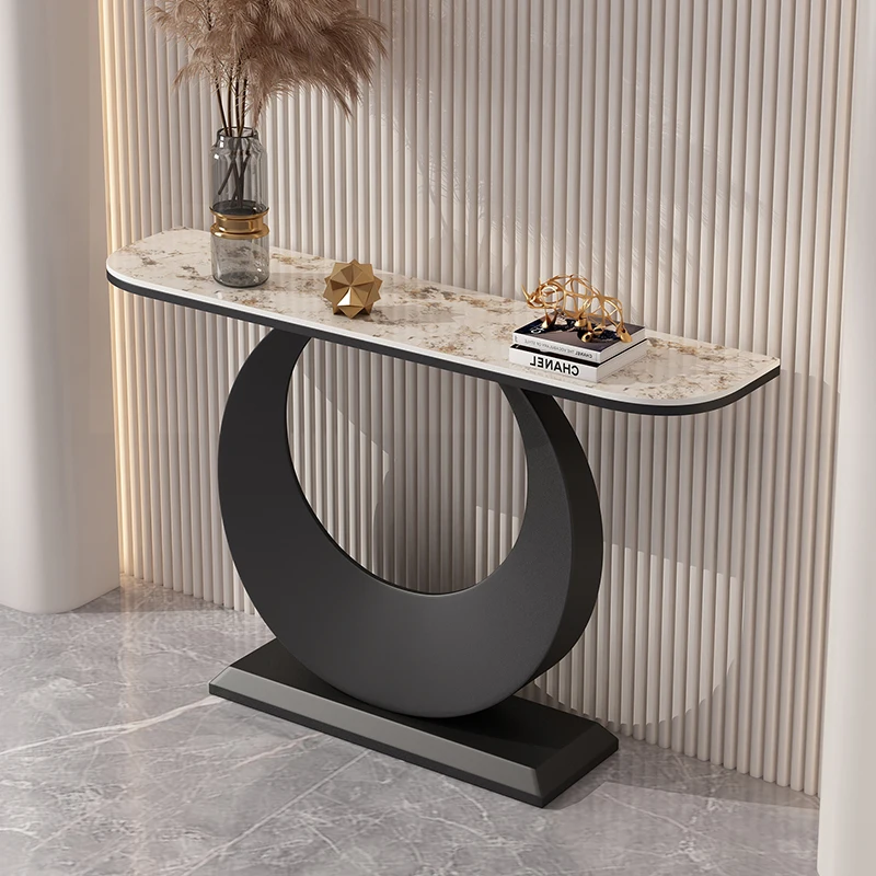 Tavolo consolle moderno unico Glamour Classico portaoggetti Tavolo ad angolo semplice Arredamento tavolo da ingresso Mobili Konsolentisch Soggiorno