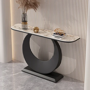 Tavolo consolle moderno unico Glamour Classico portaoggetti Tavolo ad angolo semplice Arredamento tavolo da ingresso Mobili Konsolentisch Soggiorno